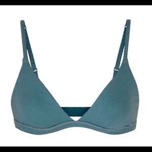 SKIMS COTTON JERSEY TRIANGLE BRALETTE
